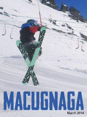 Bradley Fry Skier at Macugnaga Italy