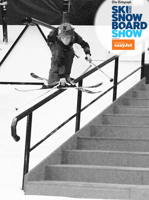 bradley fry london ski show rail demo